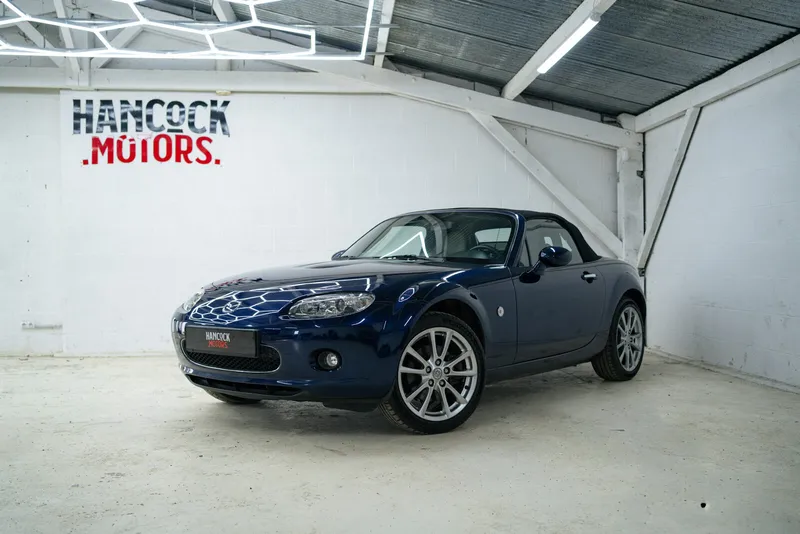 Mazda Mx 5 Bleu — livré par Hancock Motors